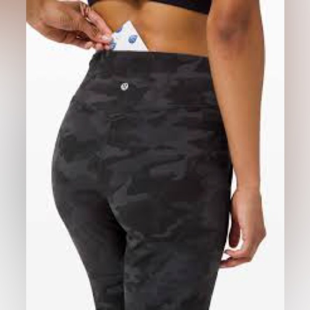 Lululemon Align Jogger 28” - Incognito Camo Multi Grey, Size 20 - Picture 3 of 5